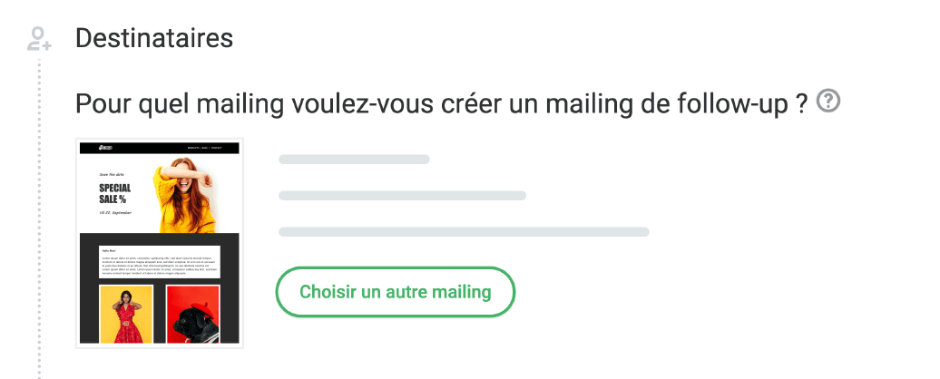 Email de suivi